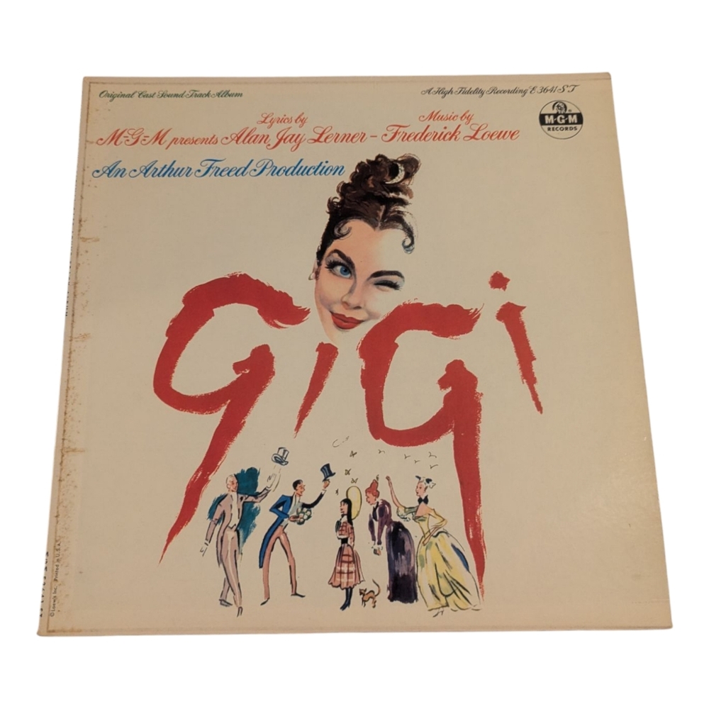 VTG 1960 Gigi Soundtrack MGM Records E3641 ST Vinyl Record, LP, Album